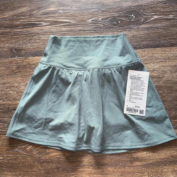Lululemon Align Skirt High Rise Crater Blue Size 4 NWT - Picture 2 of 6